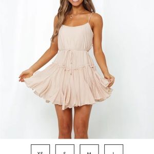 Nude Dress Hello Molly